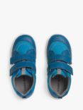 Start-Rite Kids' Enigma Leather Trainers, Bright Blue, Bright Blue Leather