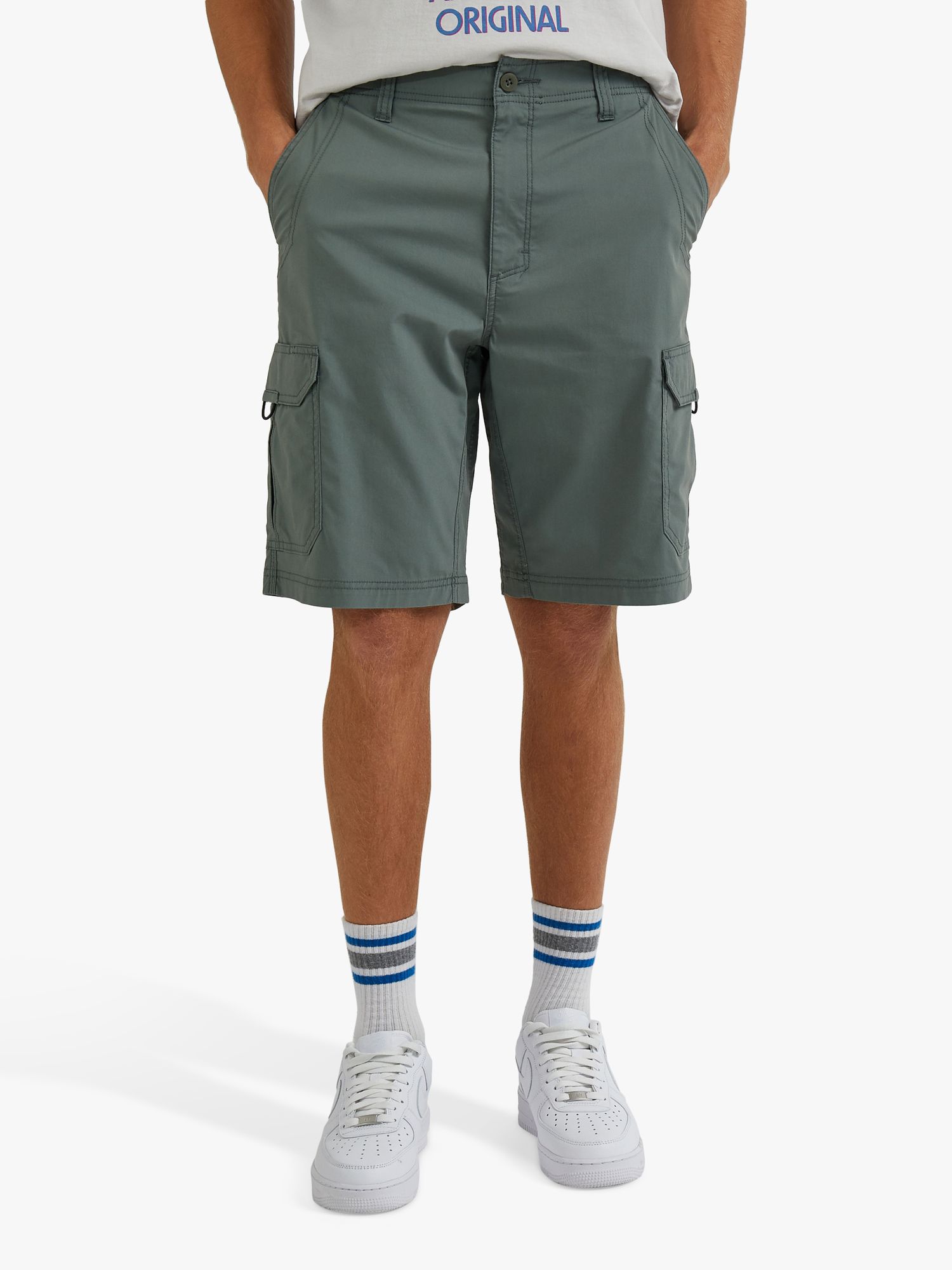 Lee Crossroad Cargo Shorts, Fort Green at John Lewis & Partners