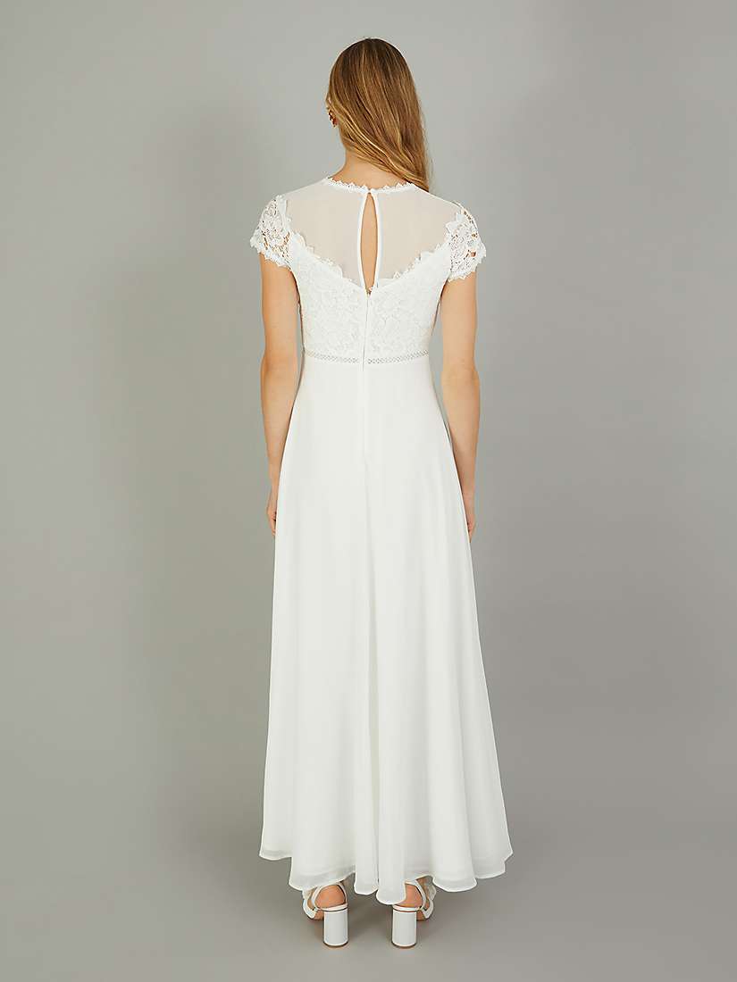 Buy Monsoon Angela Lace Maxi Wedding Dress, Ivory Online at johnlewis.com