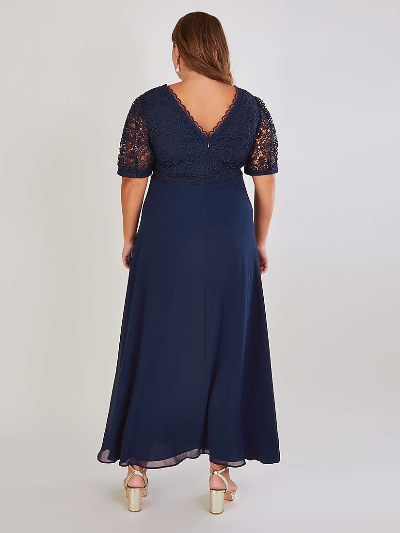 Buy Monsoon Lilibet Lace Maxi Dress, Navy Online at johnlewis.com