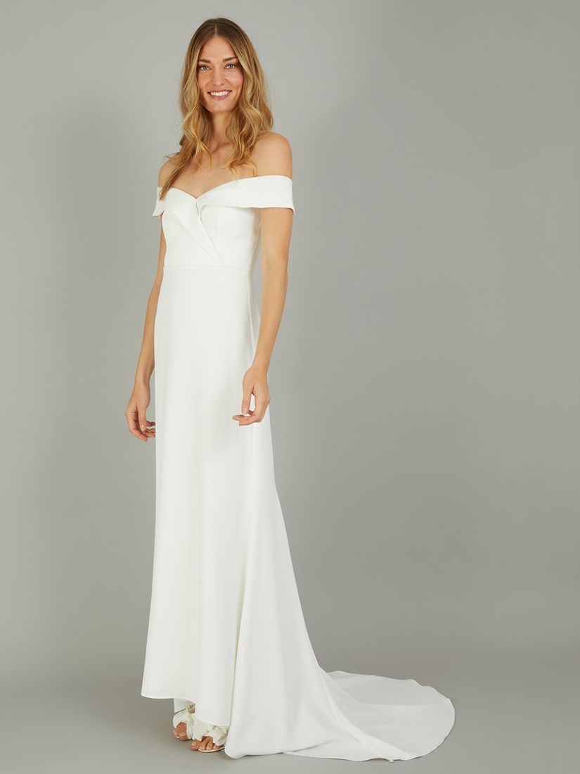Forever New Bridal exclusive off shoulder lace maxi dress in ivory