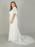 Monsoon Elizabeth Chantilly Lace Maxi Wedding Dress, Ivory