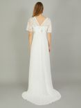 Monsoon Liz Embroidered Bridal Maxi Dress, Ivory