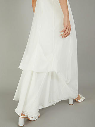 Monsoon Liz Embroidered Bridal Maxi Dress, Ivory
