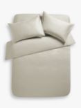 John Lewis Soft & Silky Specialist Temperature Balancing 400 Thread Count Cotton Bedding, Latte