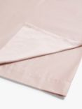 John Lewis Soft & Silky Specialist Temperature Balancing 400 Thread Count Cotton Flat Sheet, Pale Pink