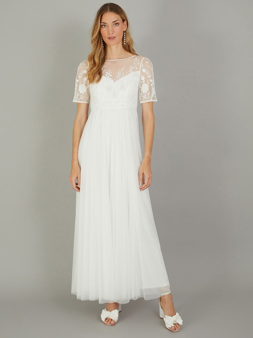 Alie Street Anya Corded Lace Wedding Dress, Ivory at John Lewis & Partners