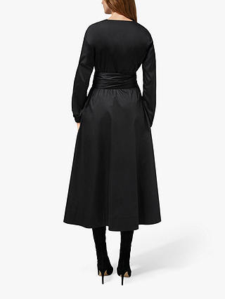 Jasper Conran Connie Kimono Wrap Dress, Black
