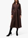 Jasper Conran Blythe Shirt Dress, Choc