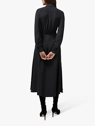 Jasper Conran Claudia Empire Line Crepe Midi Dress, Black