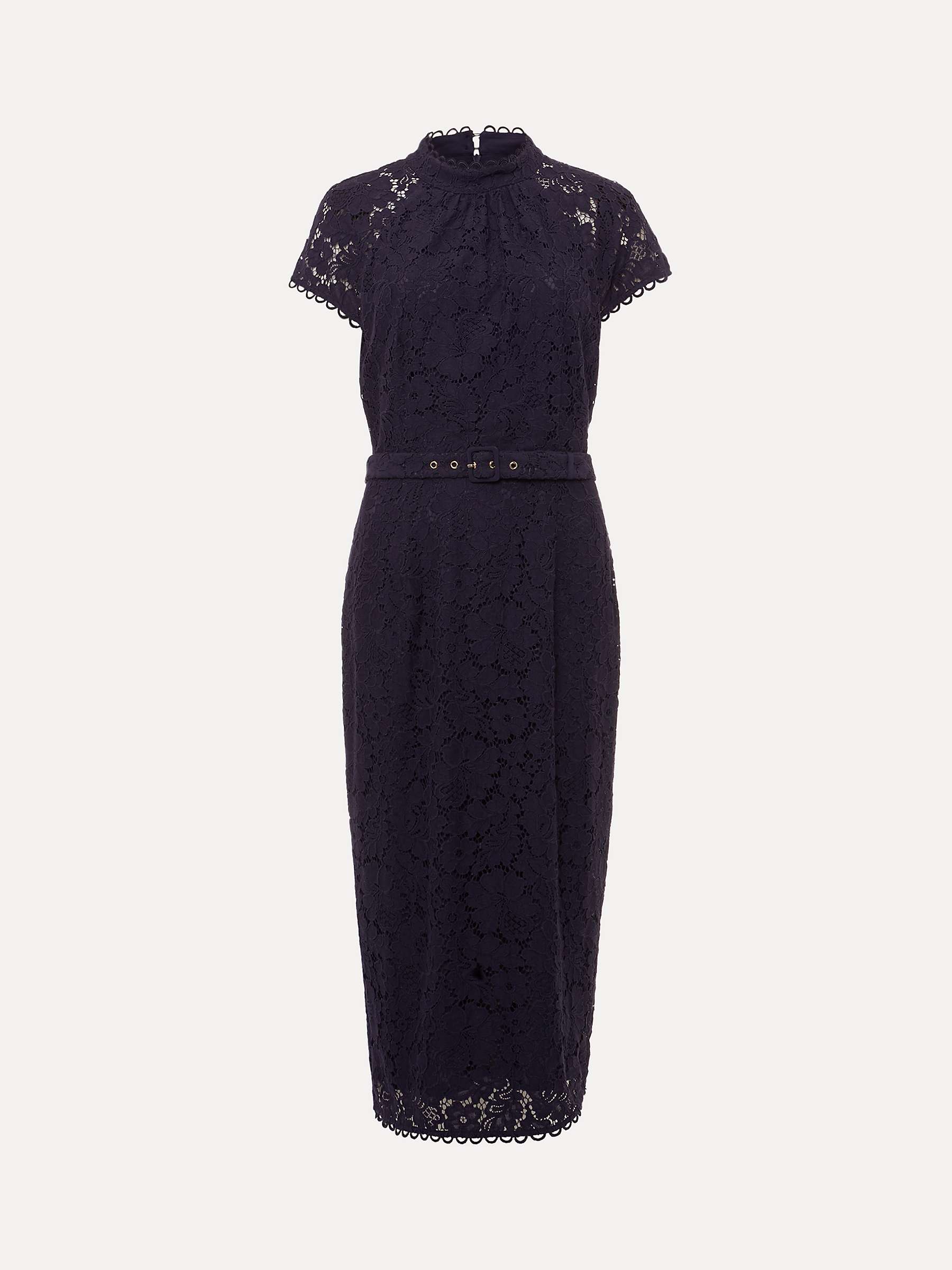 Buy Phase Eight Aurora Lace Dress, Navy Online at johnlewis.com