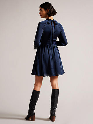 Ted Baker Ryaa Mini Dress, Dark Blue