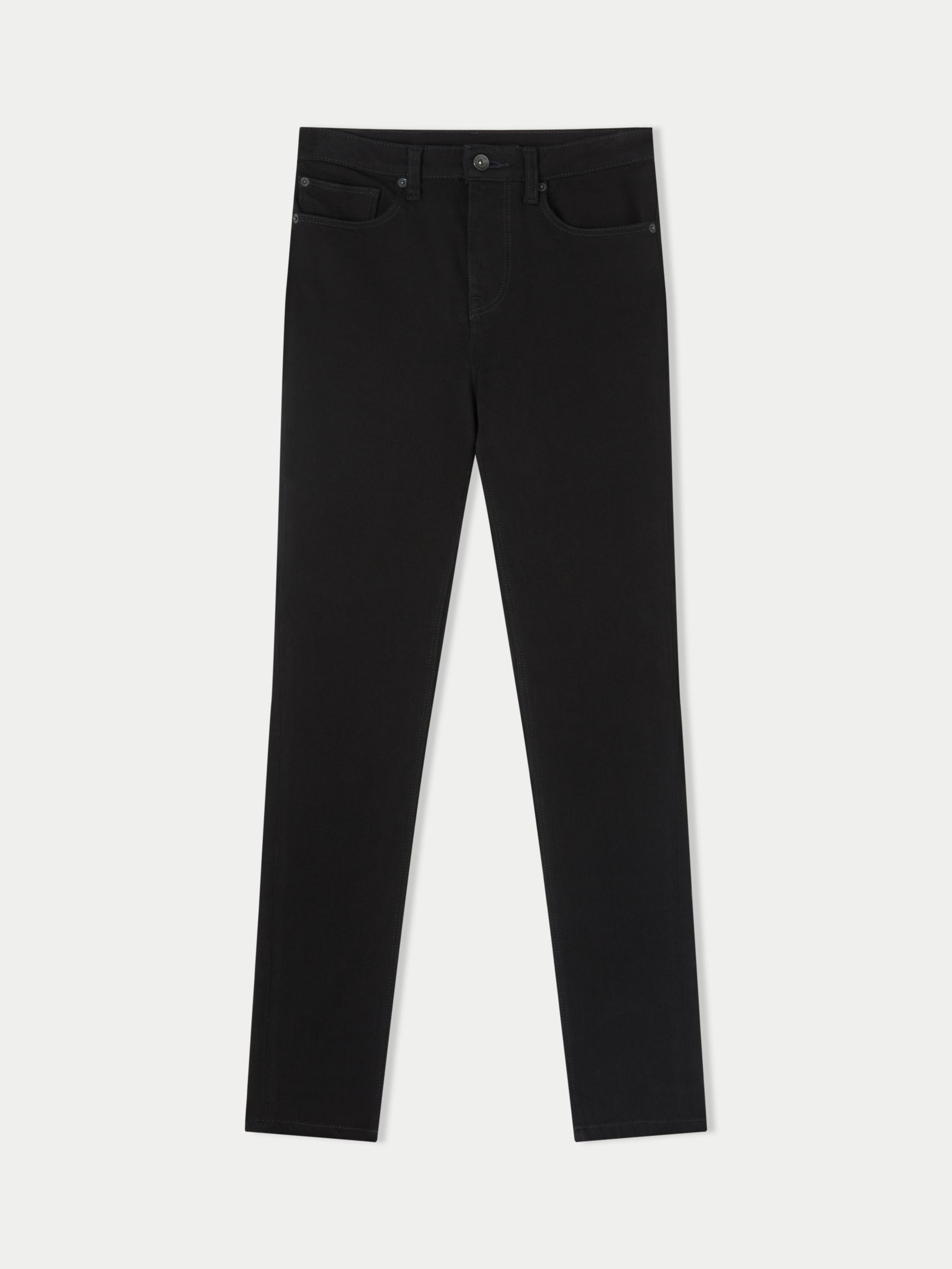 Jigsaw Richmond Skinny Jeans, Black at John Lewis & Partners