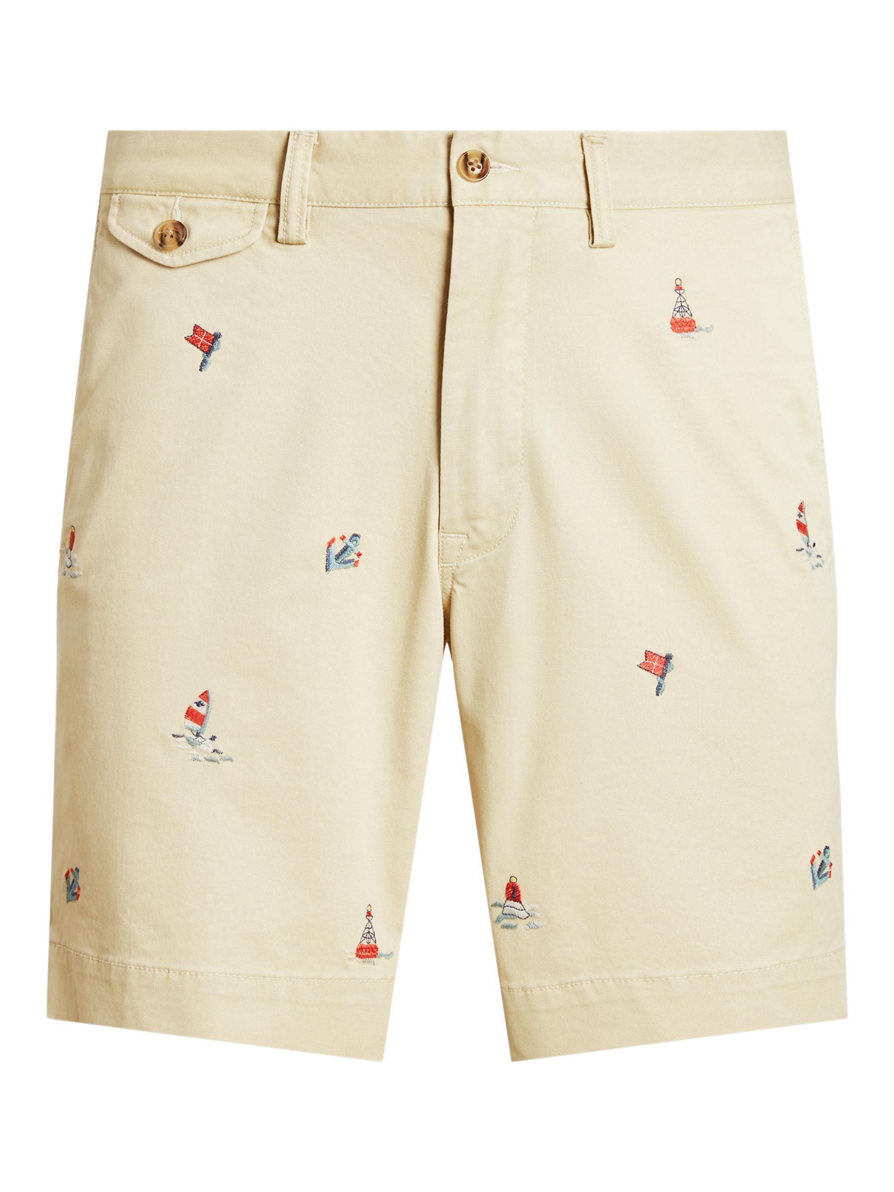 Polo Ralph Lauren Bedford Chino Shorts, Tallow Cream at John Lewis &  Partners