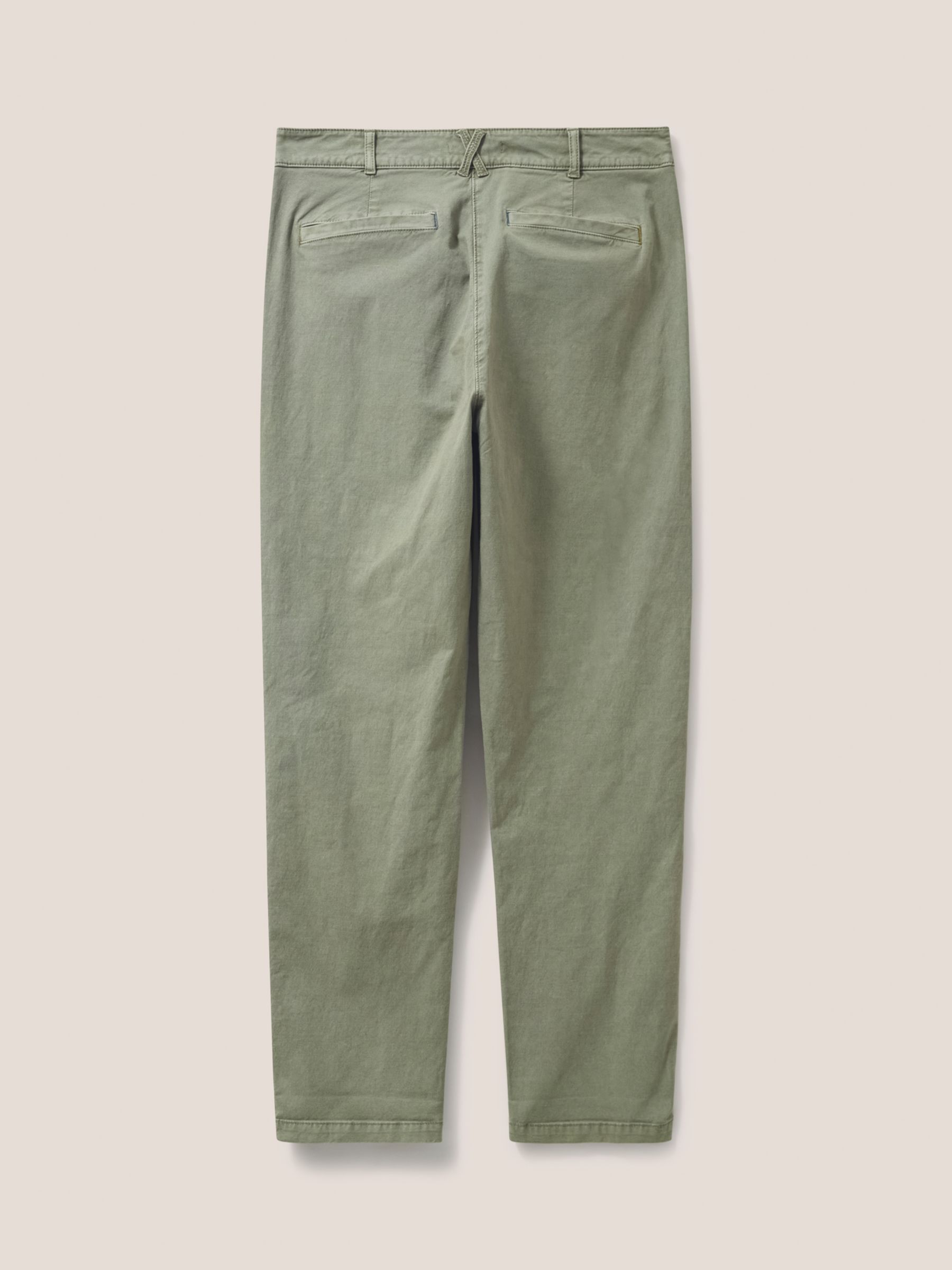 White Stuff Twister Chinos, Mid Green at John Lewis & Partners