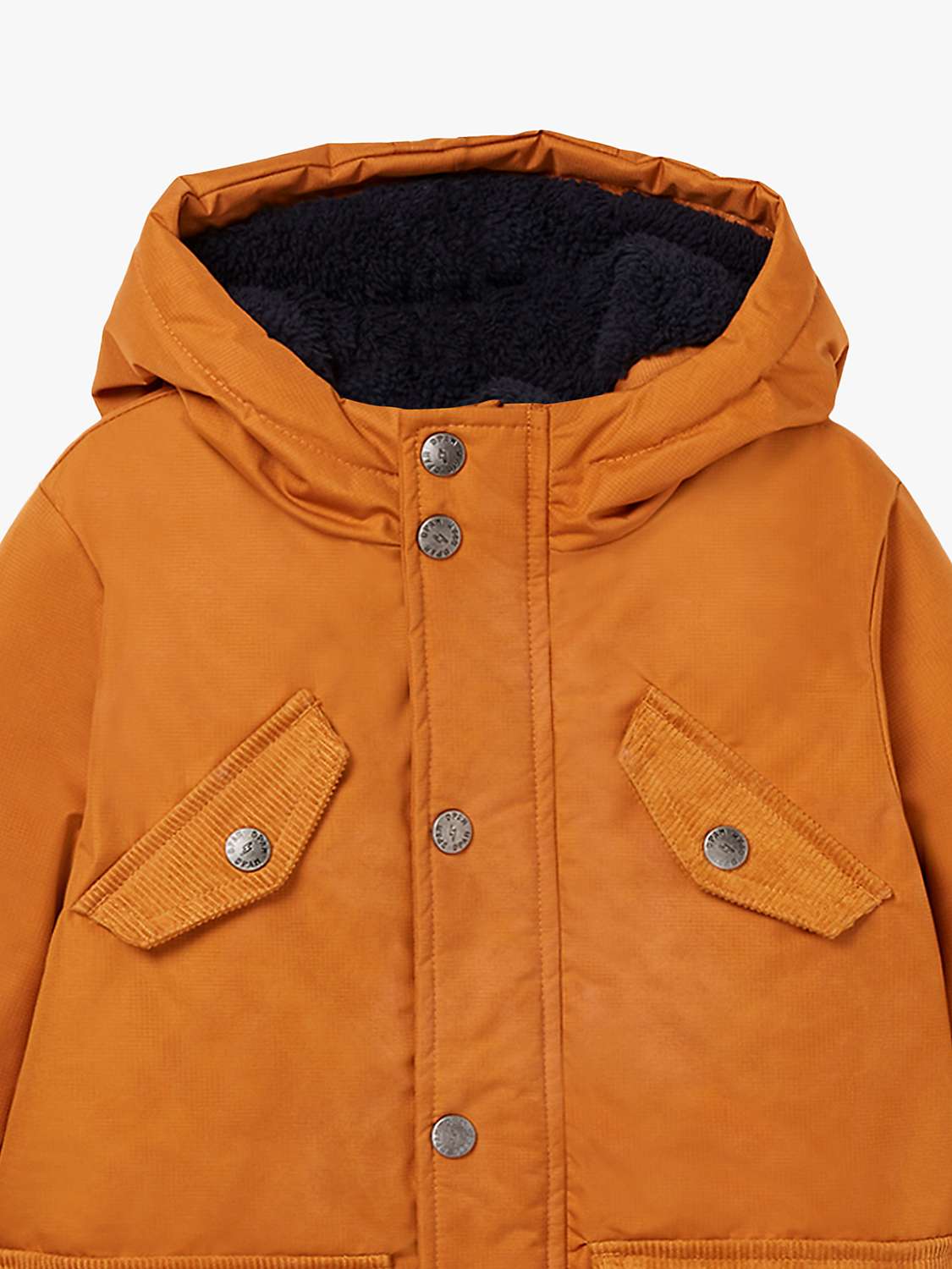 Buy Du Pareil au même Kids' Hooded Parka Coat, Light Brown Online at johnlewis.com