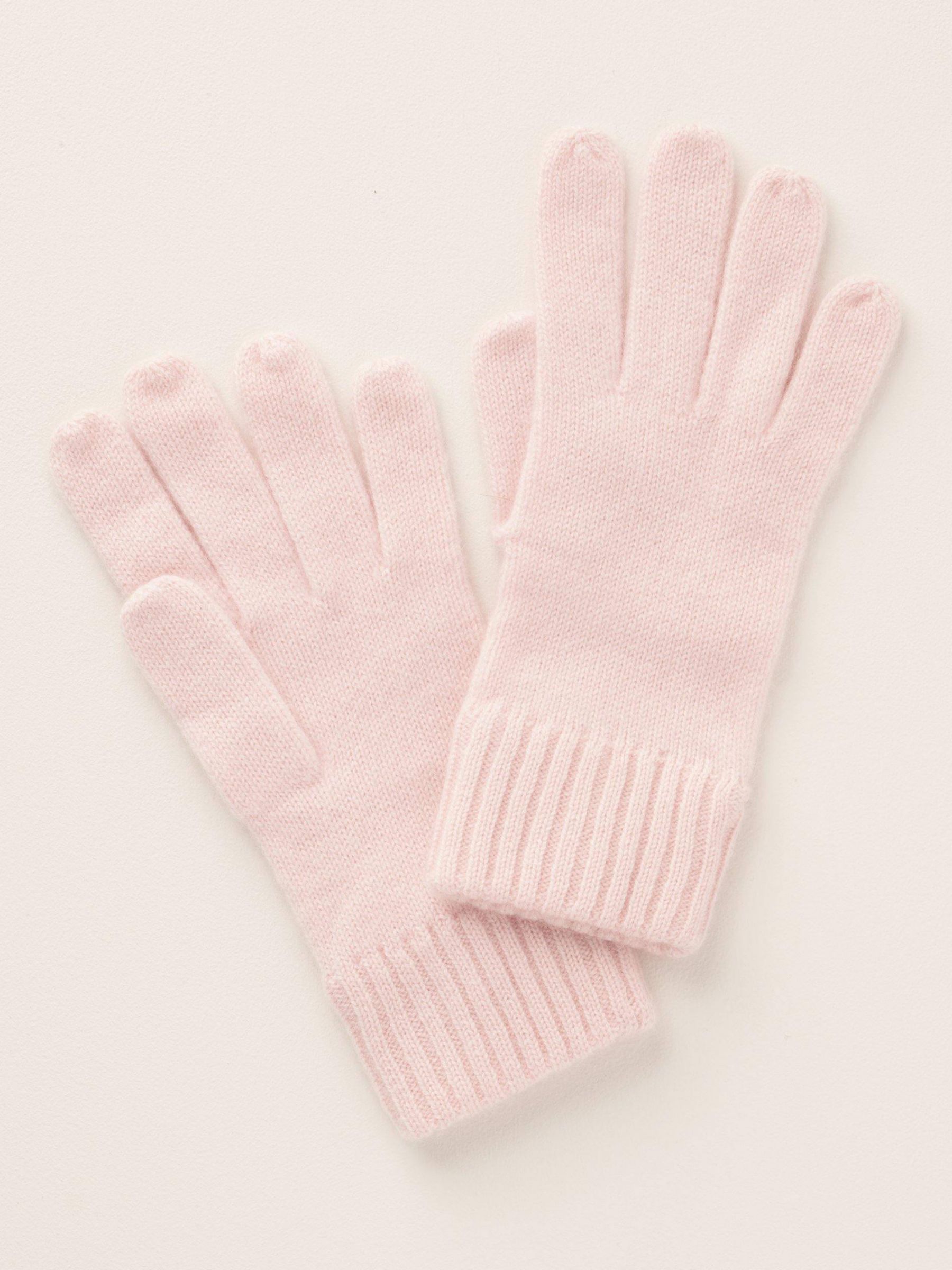 Truly Cashmere Gloves, Blush at John Lewis & Partners