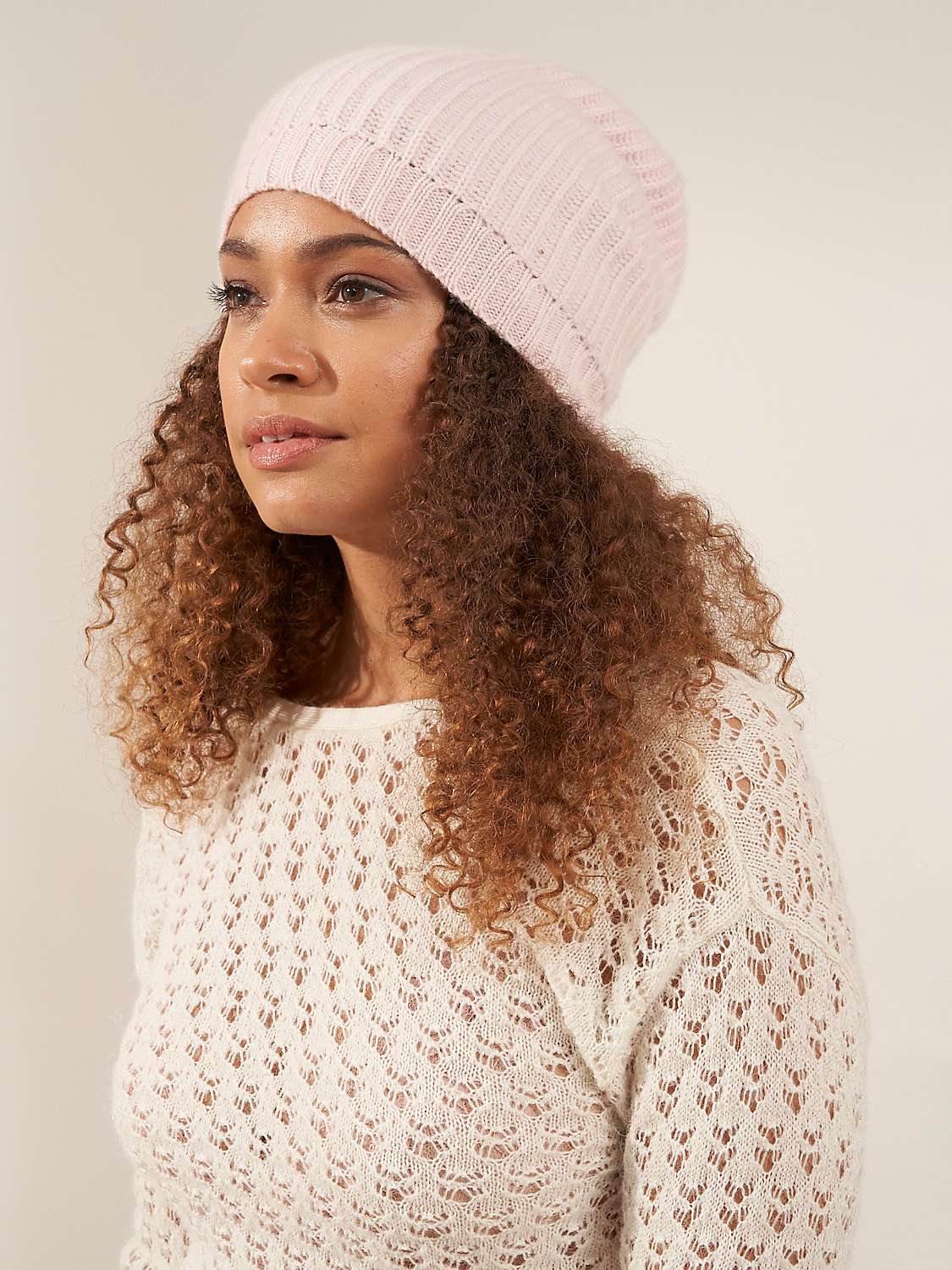 Buy Truly Fisherman Rib Cashmere Hat Online at johnlewis.com