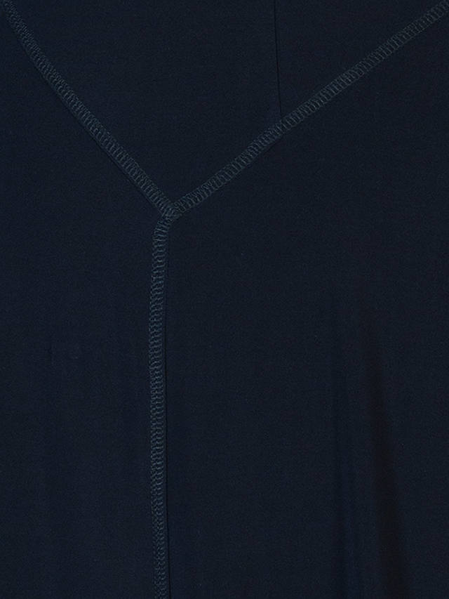 chesca Shoulder Zip Midi Dress, Navy