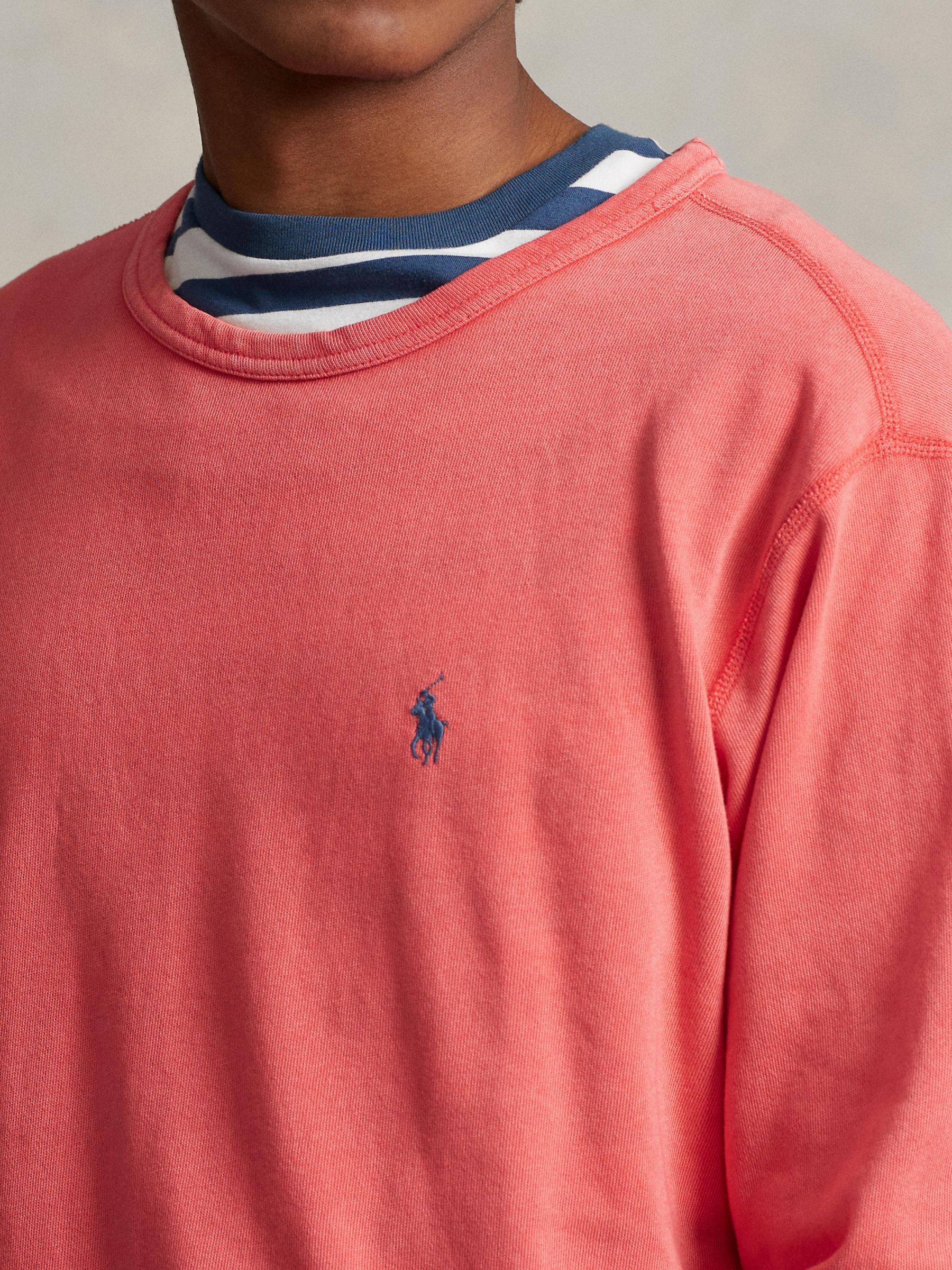 Polo Ralph Lauren Sweatshirt, Red Reef at John Lewis & Partners