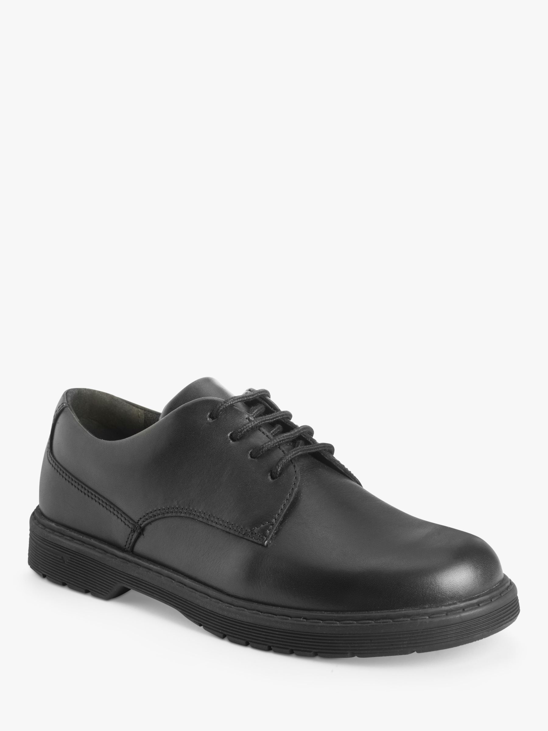 Start-Rite Kids' Glitch Leather School Shoes, Black, 3F