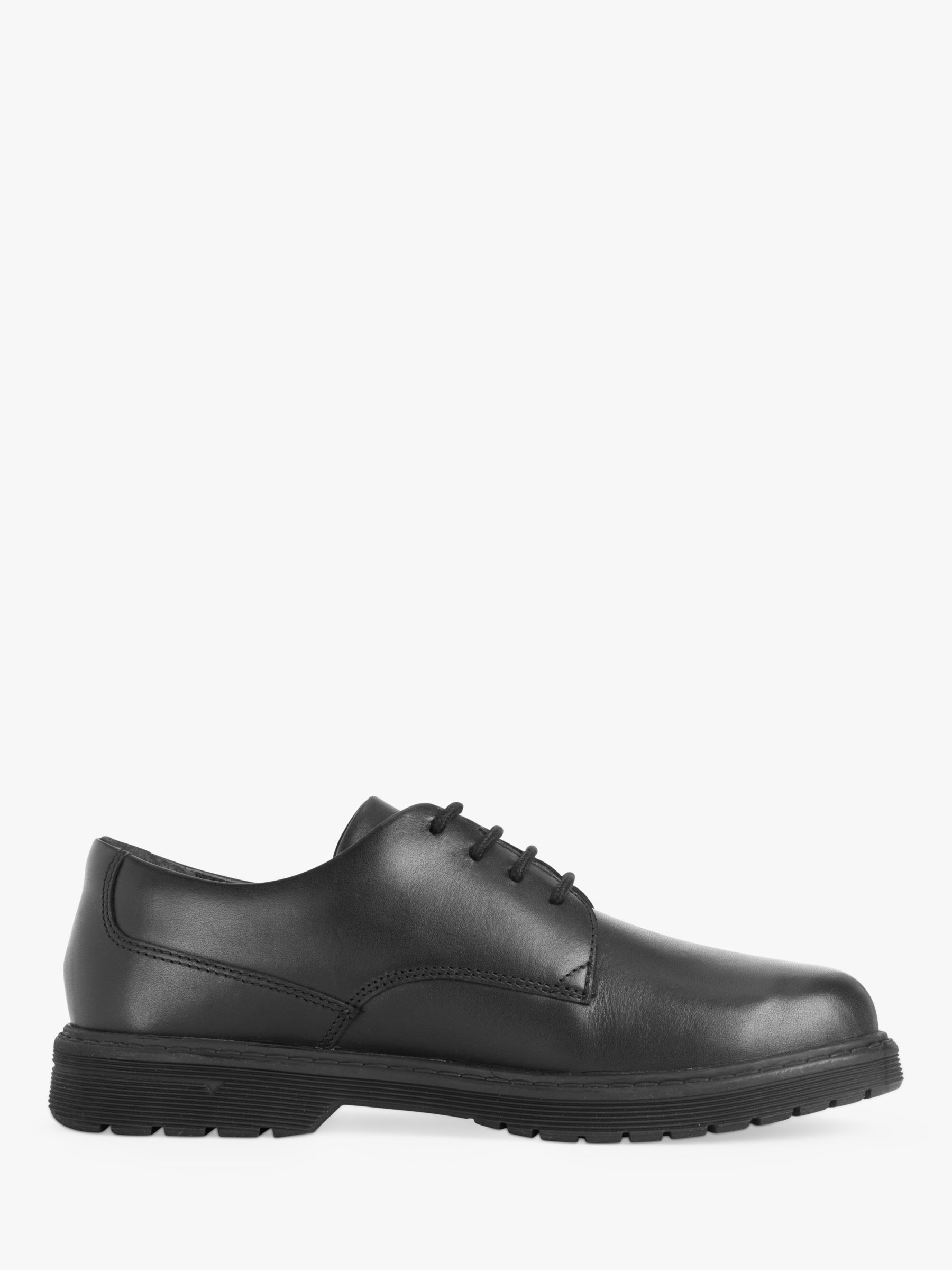 Start-Rite Kids' Glitch Leather School Shoes, Black at John Lewis ...