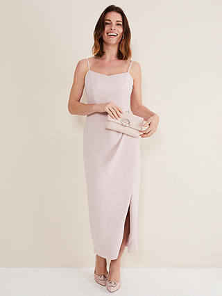 Phase Eight Adeline Double Layer Maxi Dress, Antique Rose