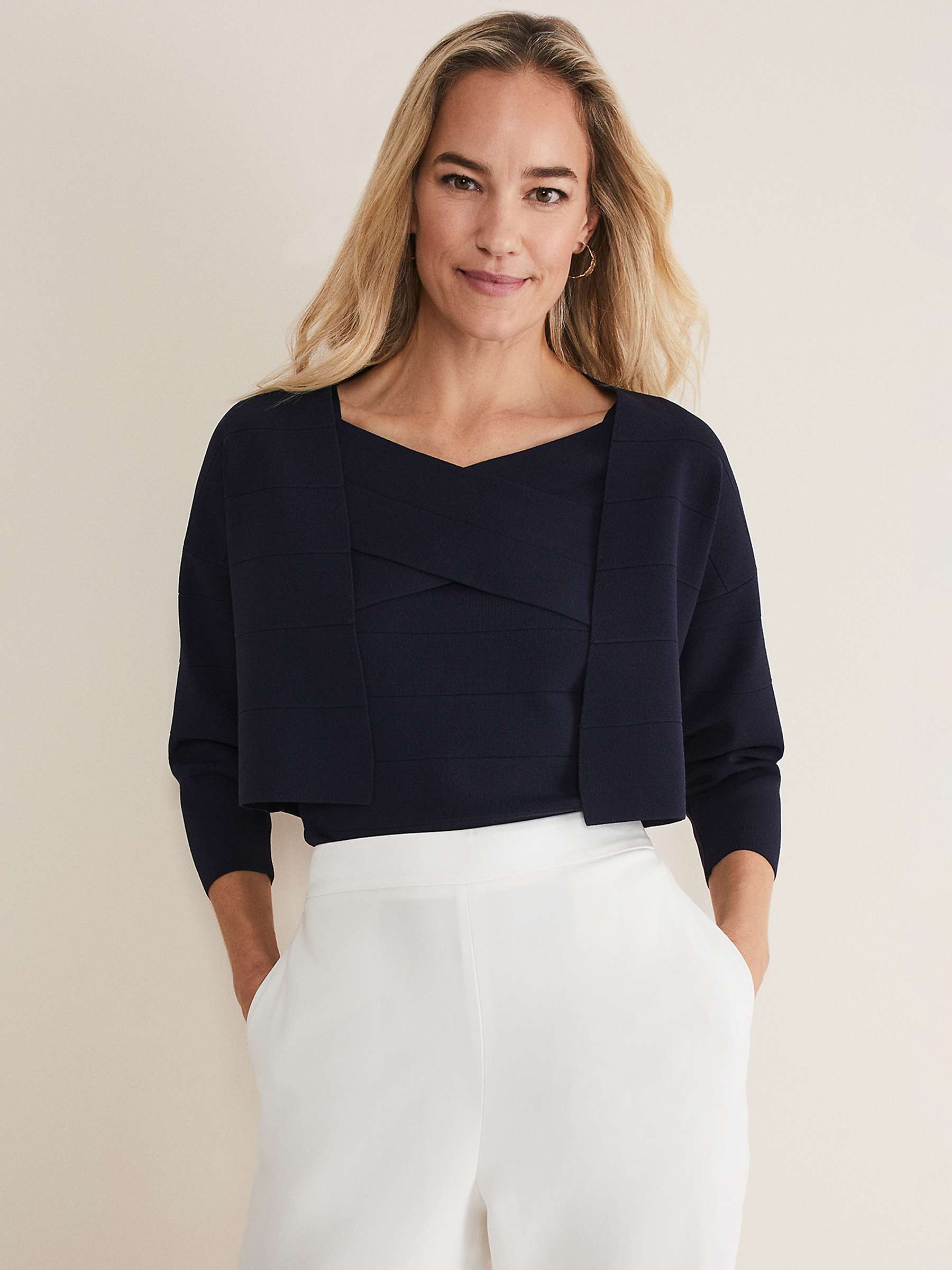 Buy Phase Eight Delphi Cropped Cardigan Online at johnlewis.com