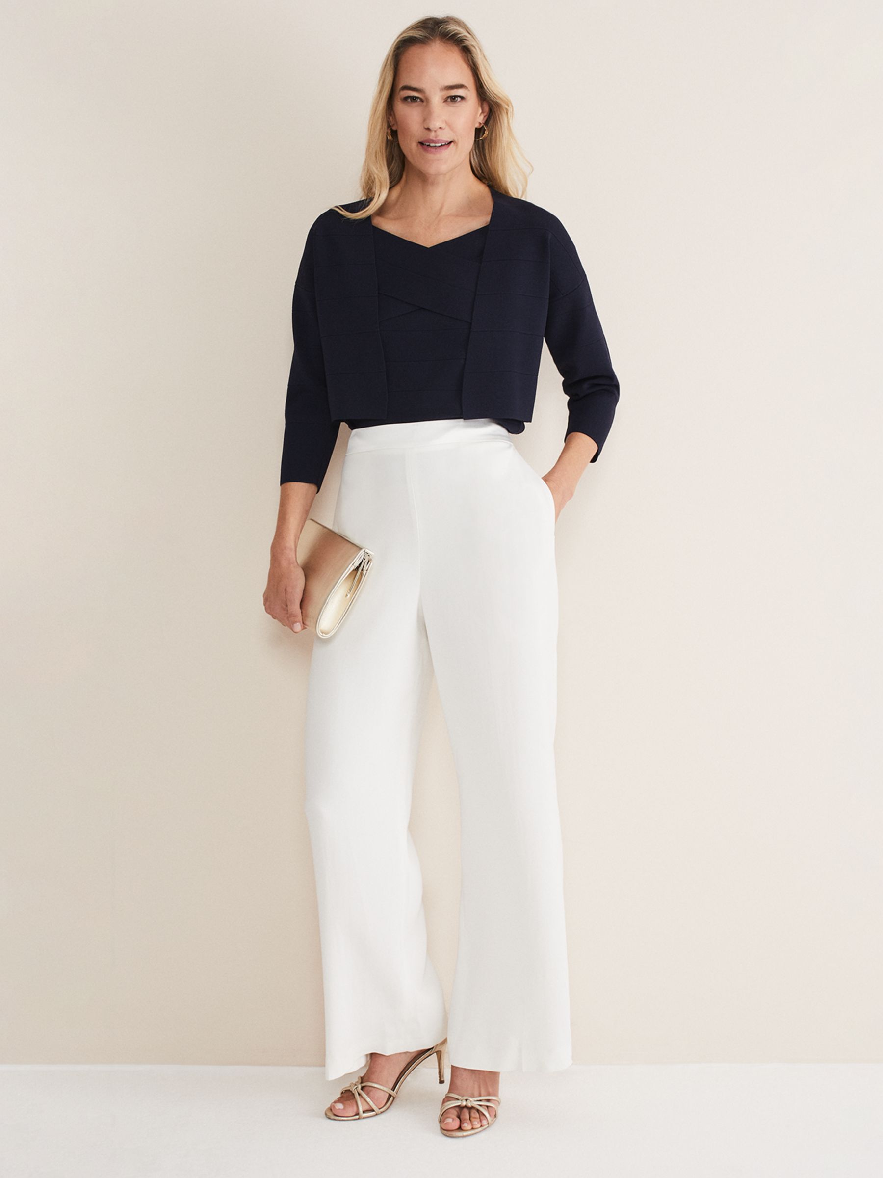 Buy Phase Eight Delphi Cropped Cardigan Online at johnlewis.com