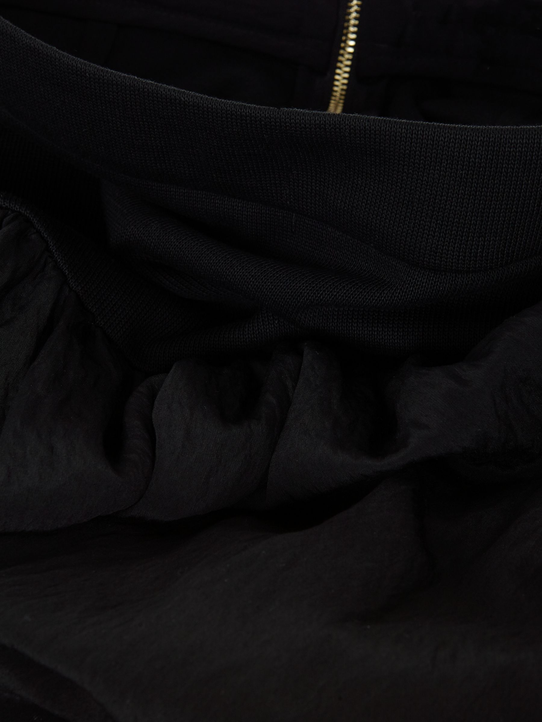 Phase Eight Laina Yoke Detail Midi Skirt, Black at John Lewis & Partners