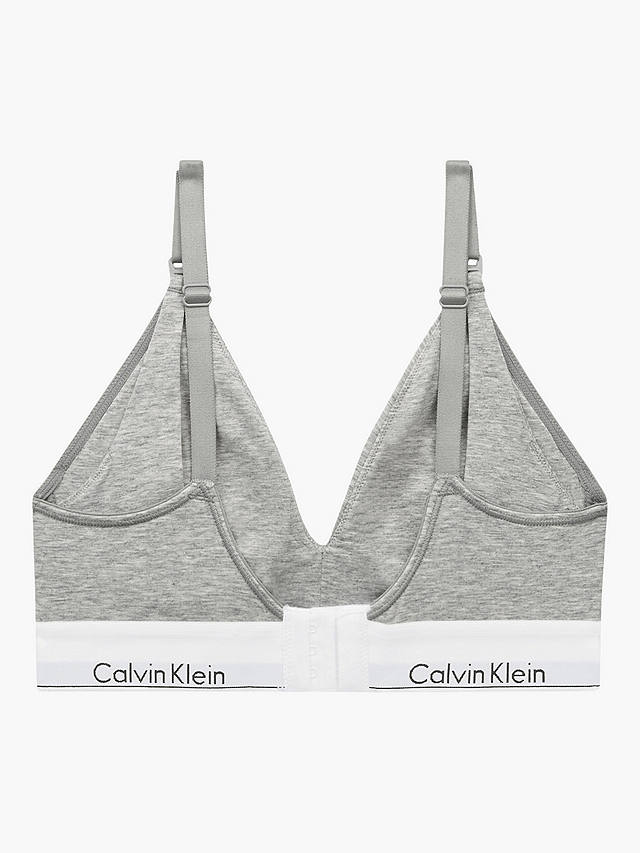 Calvin Klein Modern Cotton Maternity Bra, Grey Heather