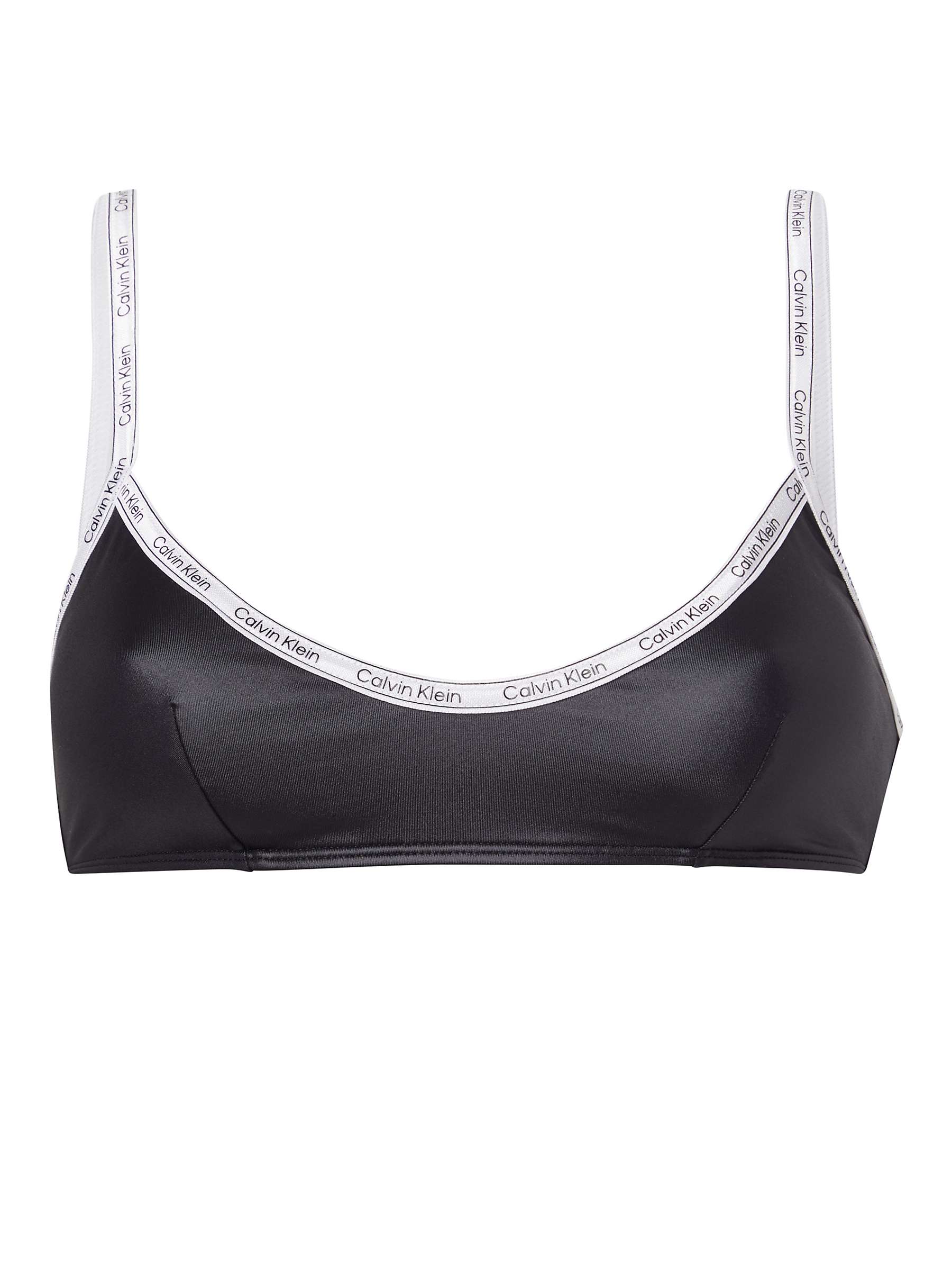 Buy Calvin Klein Bralette Bikini Top, Black Online at johnlewis.com