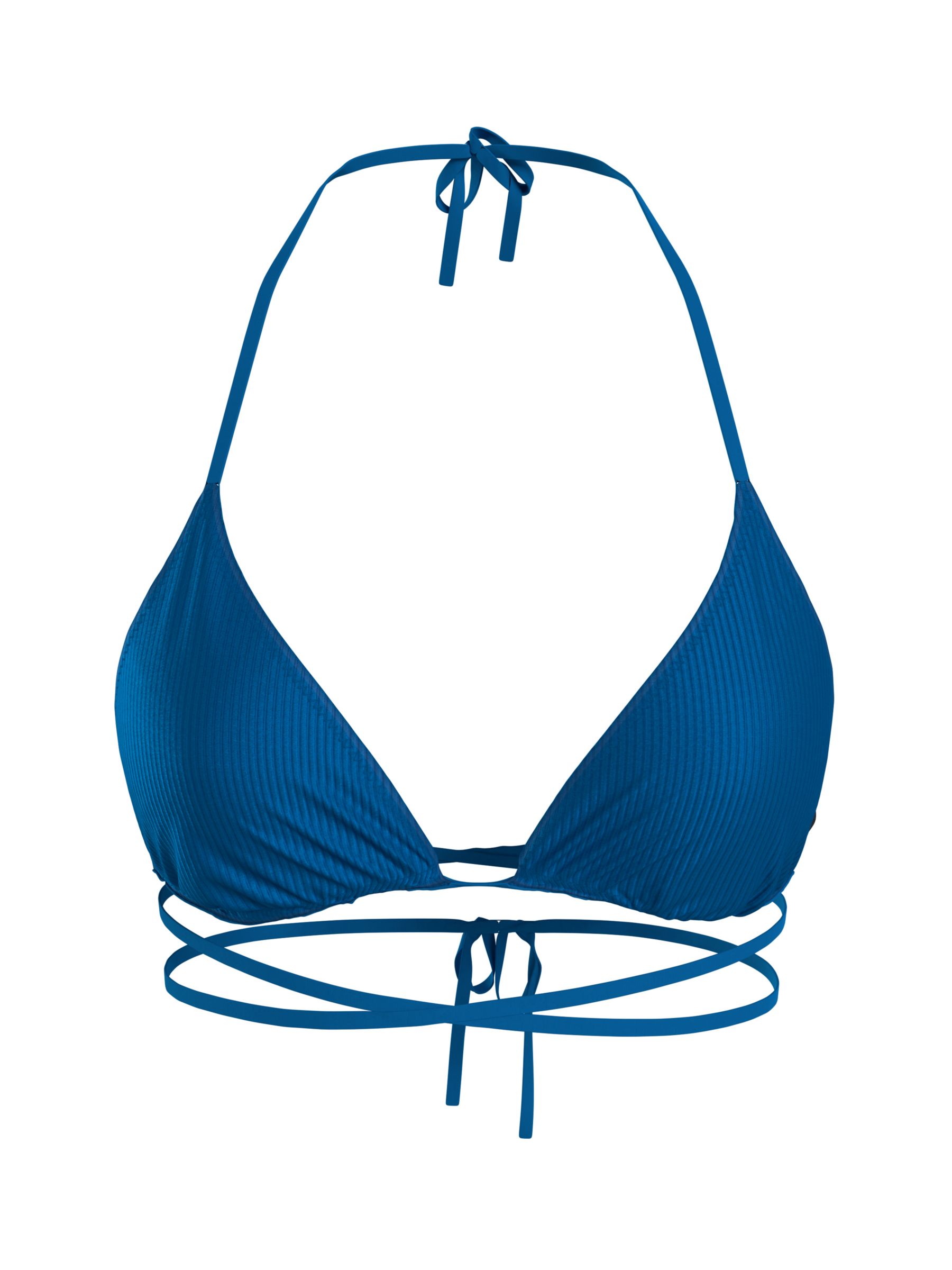 Calvin Klein Extra Long Tie Triangle Bikini Top, Regatta Blue