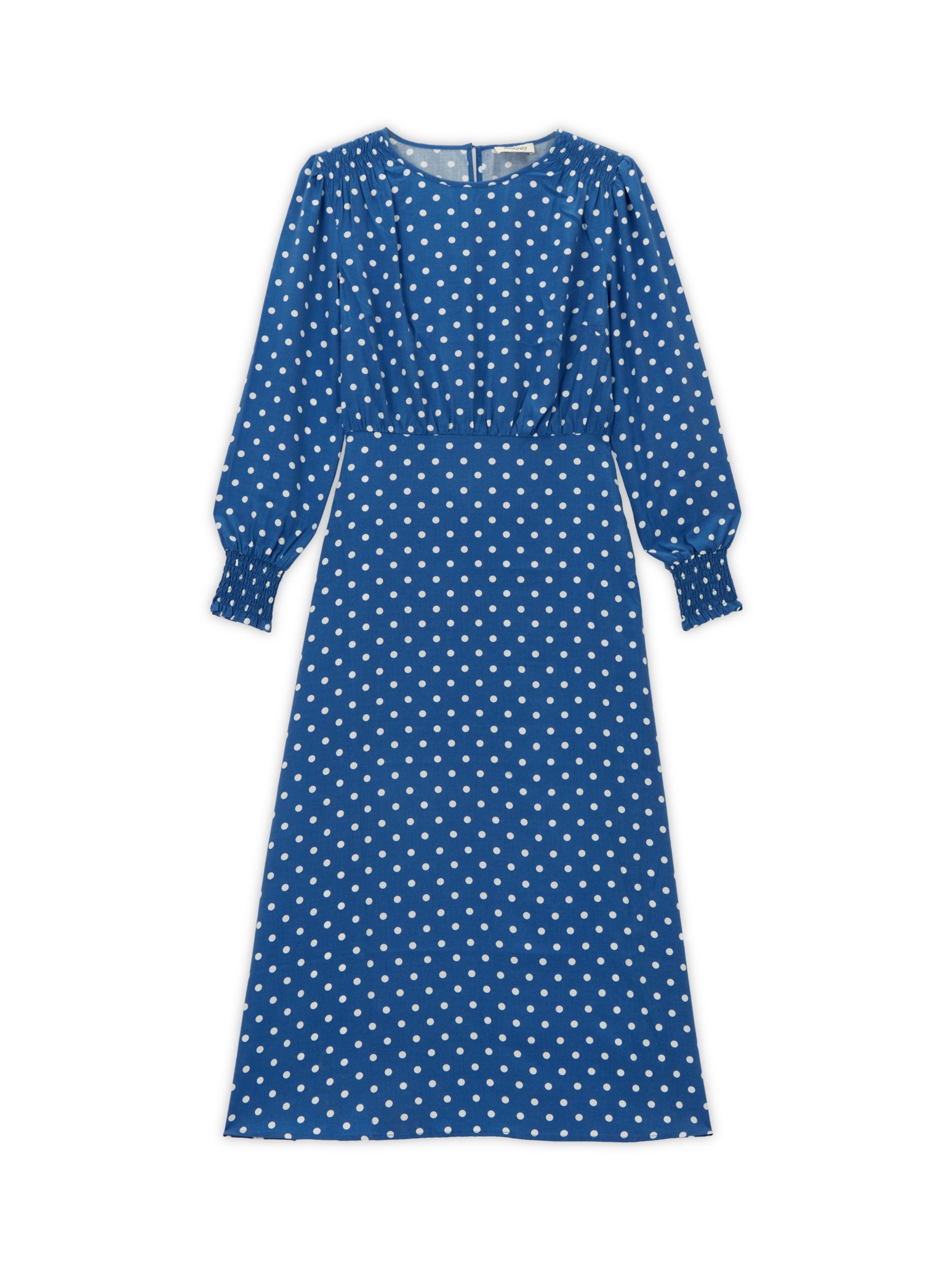 Albaray Spot Midi Dress, Blue at John Lewis & Partners