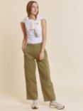 Albaray Military Pocket Organic Cotton Trousers, Olive