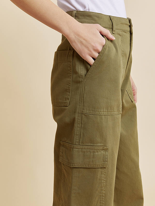 Albaray Military Pocket Organic Cotton Trousers, Olive