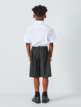 John Lewis ANYDAY Kids' Adjustable Waist School Shorts, Pack of 2