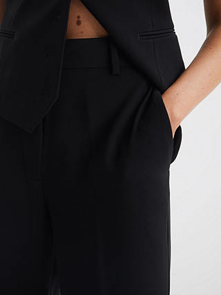 Reiss Margeaux Tailored Trousers, Black