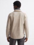 Reiss Wandsworth Quilted Hybrid Jacket, Oatmeal, Oatmeal