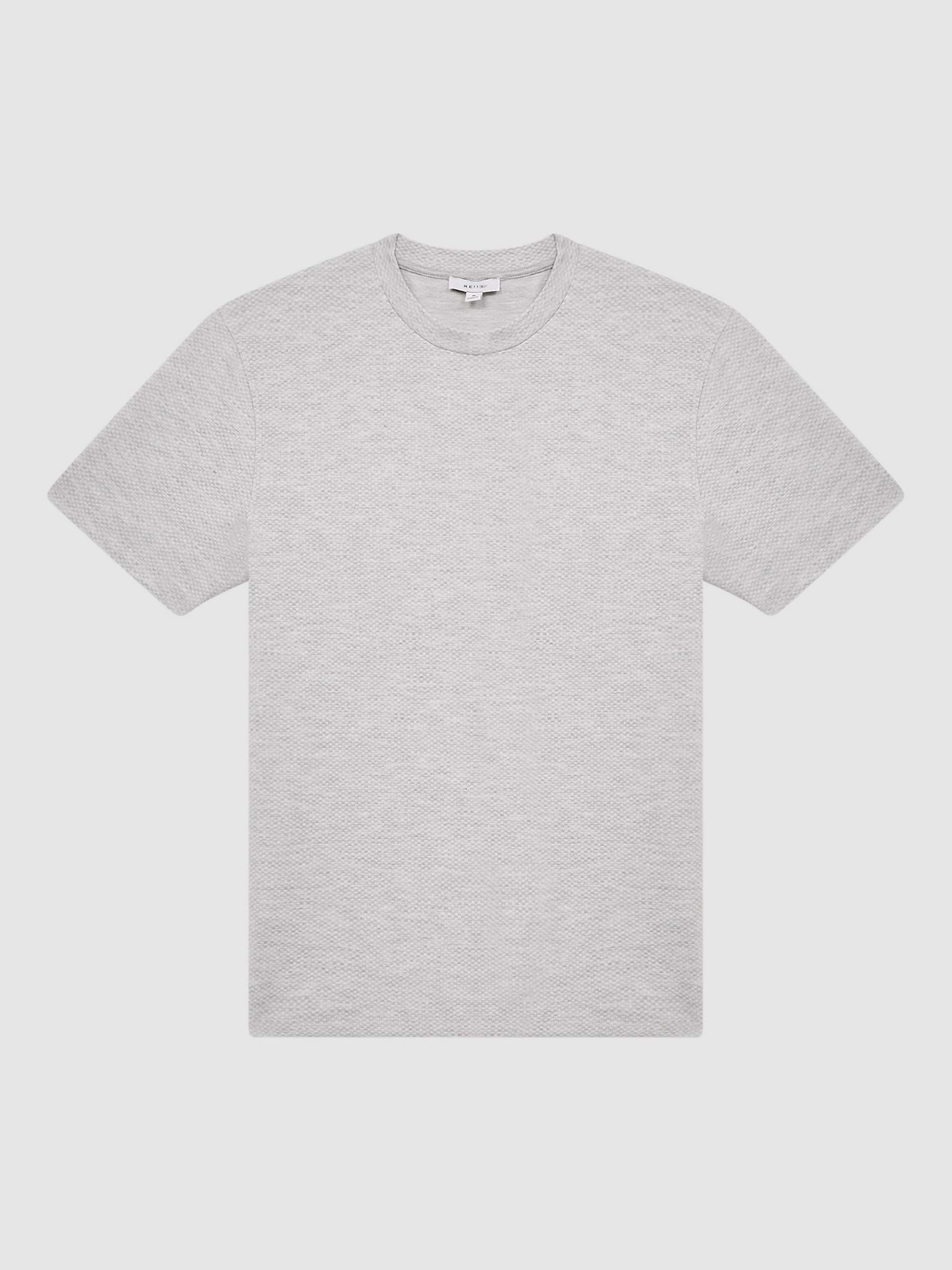 Buy Reiss Cooper T-Shirt, Grey Melange Online at johnlewis.com