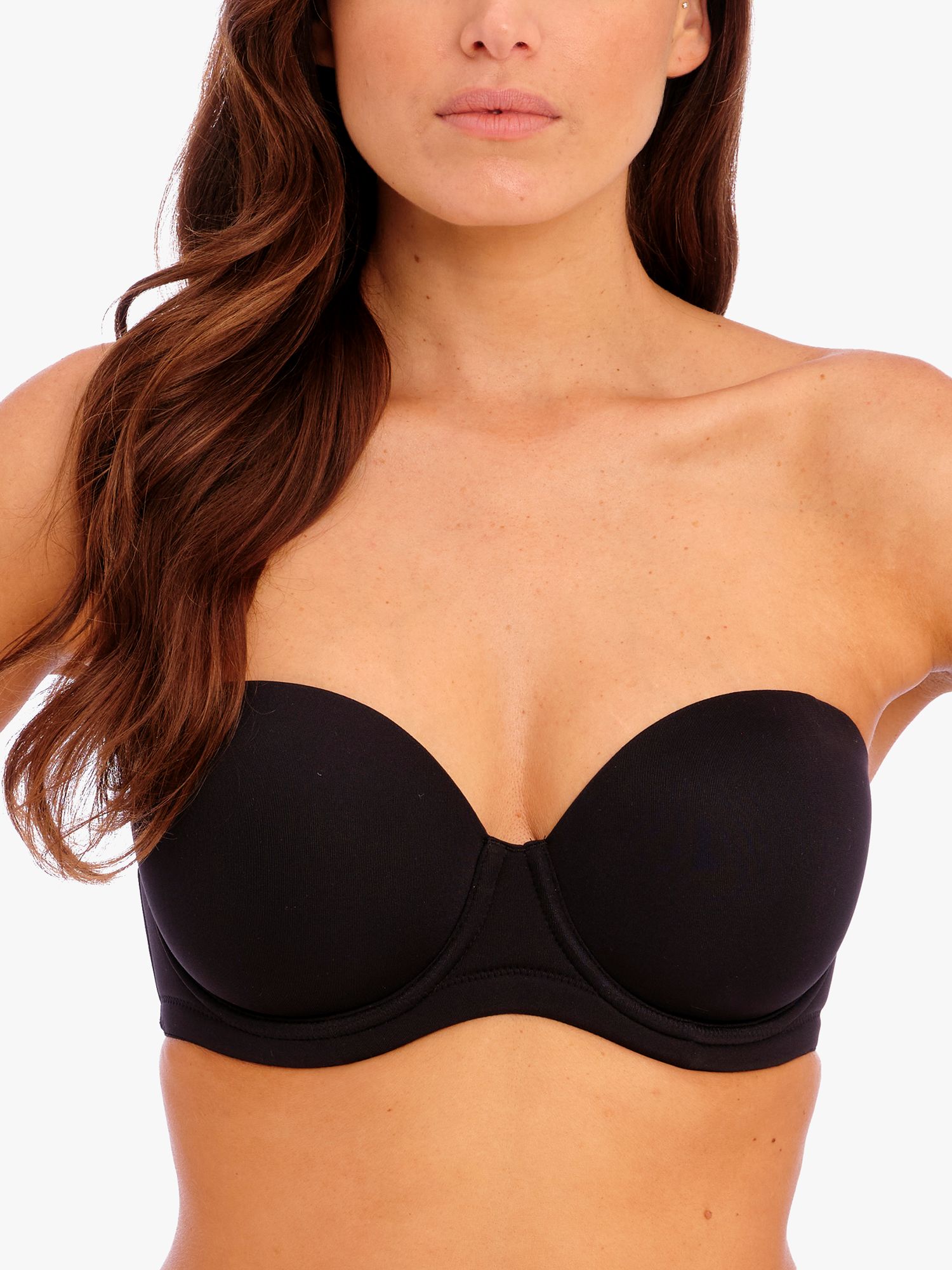 Wacoal Red Carpet Strapless Underwired Bra, Black at John Lewis & Partners