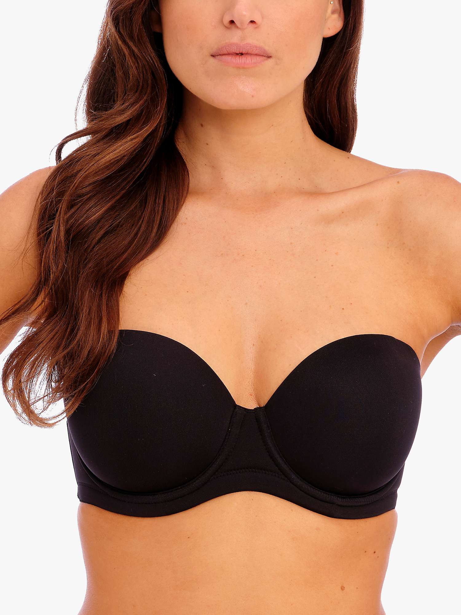 Wacoal Red Carpet Strapless Underwired Bra, Black at John Lewis & Partners