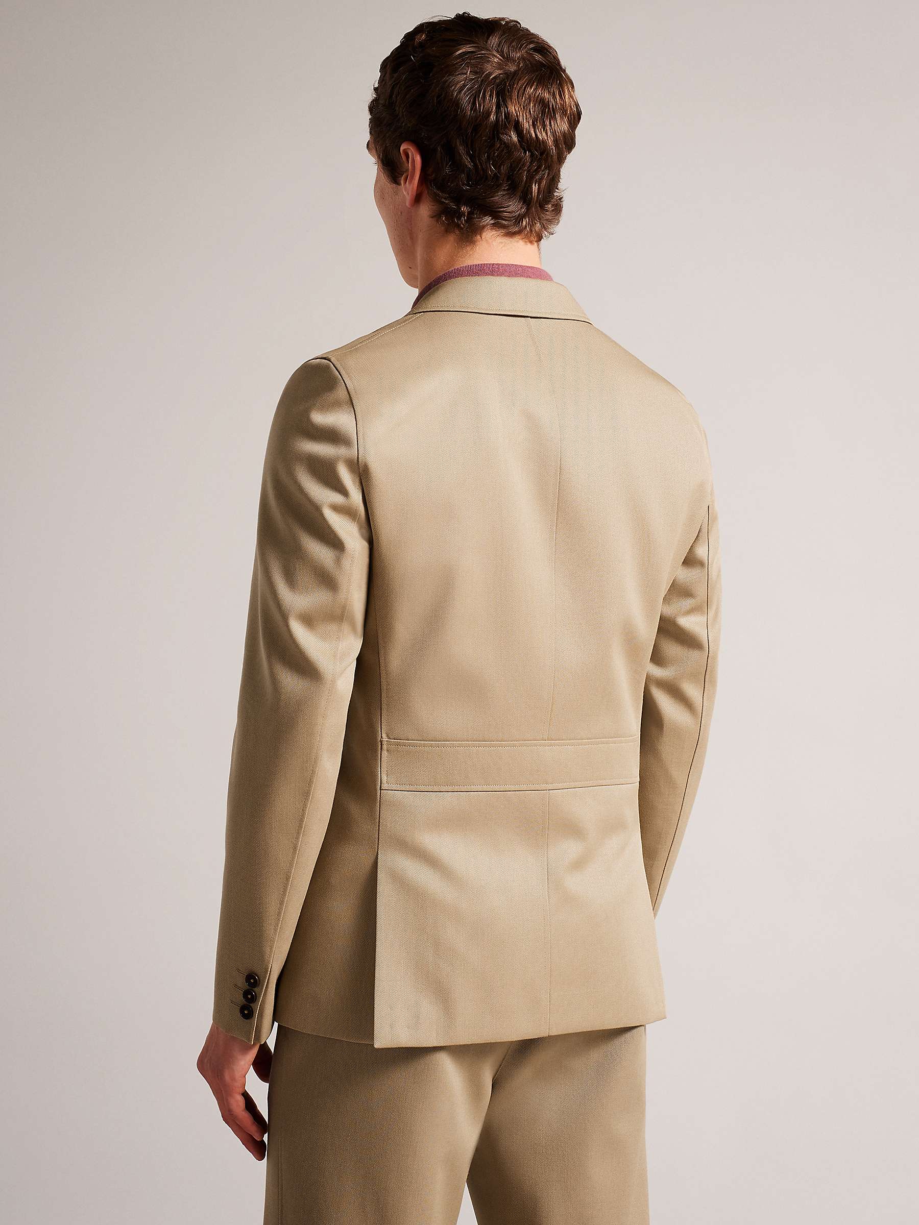 Buy Ted Baker Heddon Single Breasted Jacket, Neutral Online at johnlewis.com