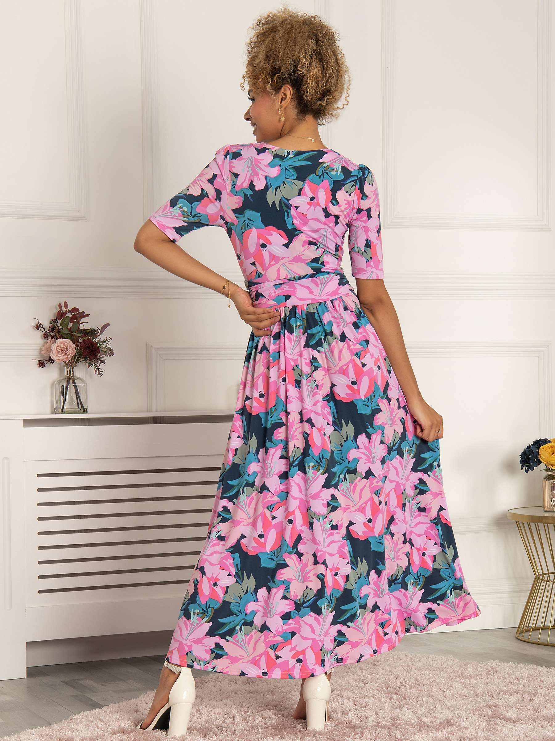 Buy Jolie Moi Calais Half Sleeve Maxi Dress Online at johnlewis.com