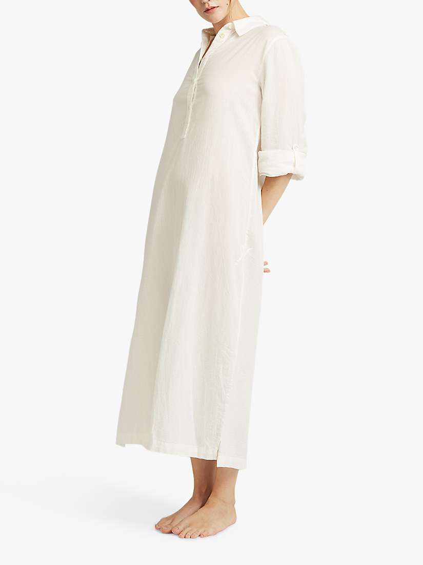 Buy Nudea Organic Cotton Maxi Nightdress Online at johnlewis.com