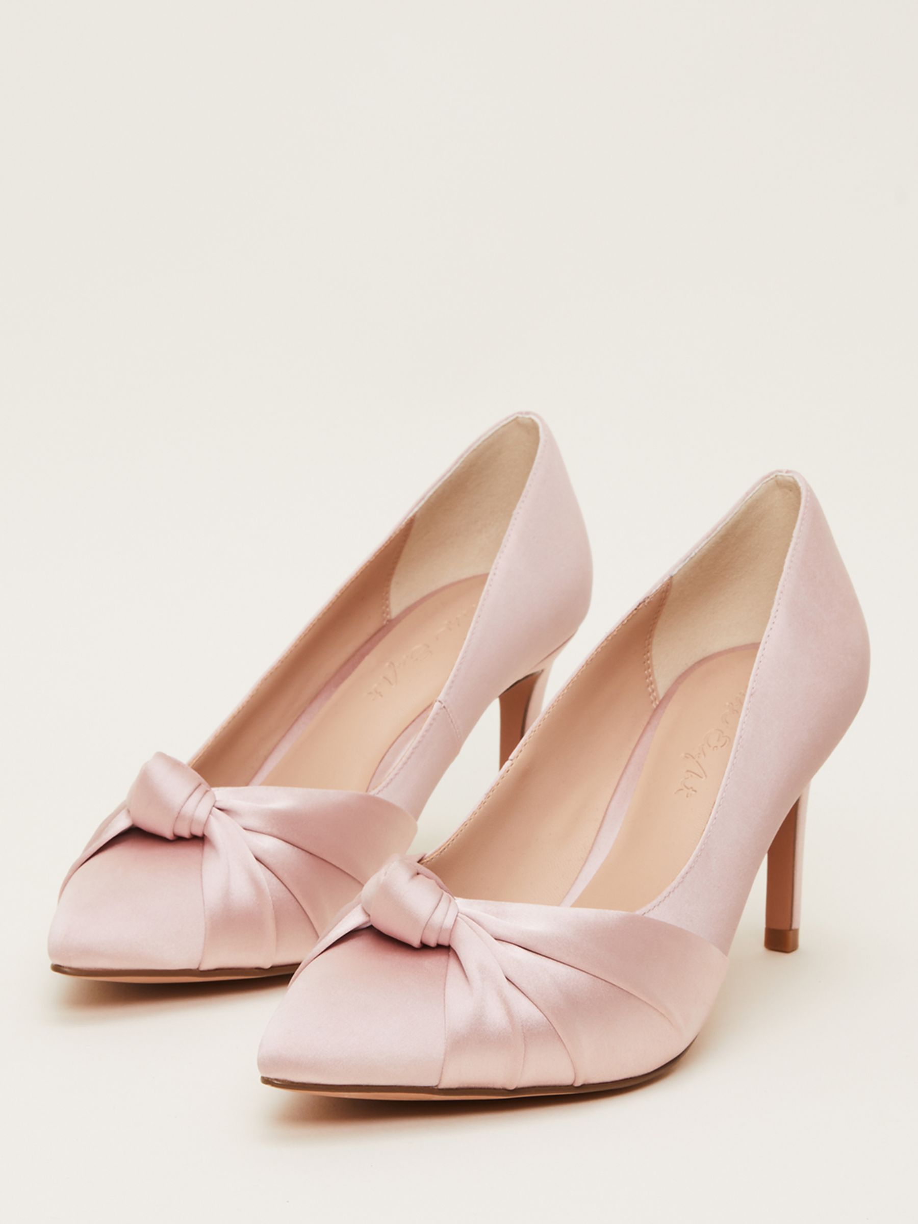Buy Phase Eight Satin Knot Front Court Shoes Online at johnlewis.com