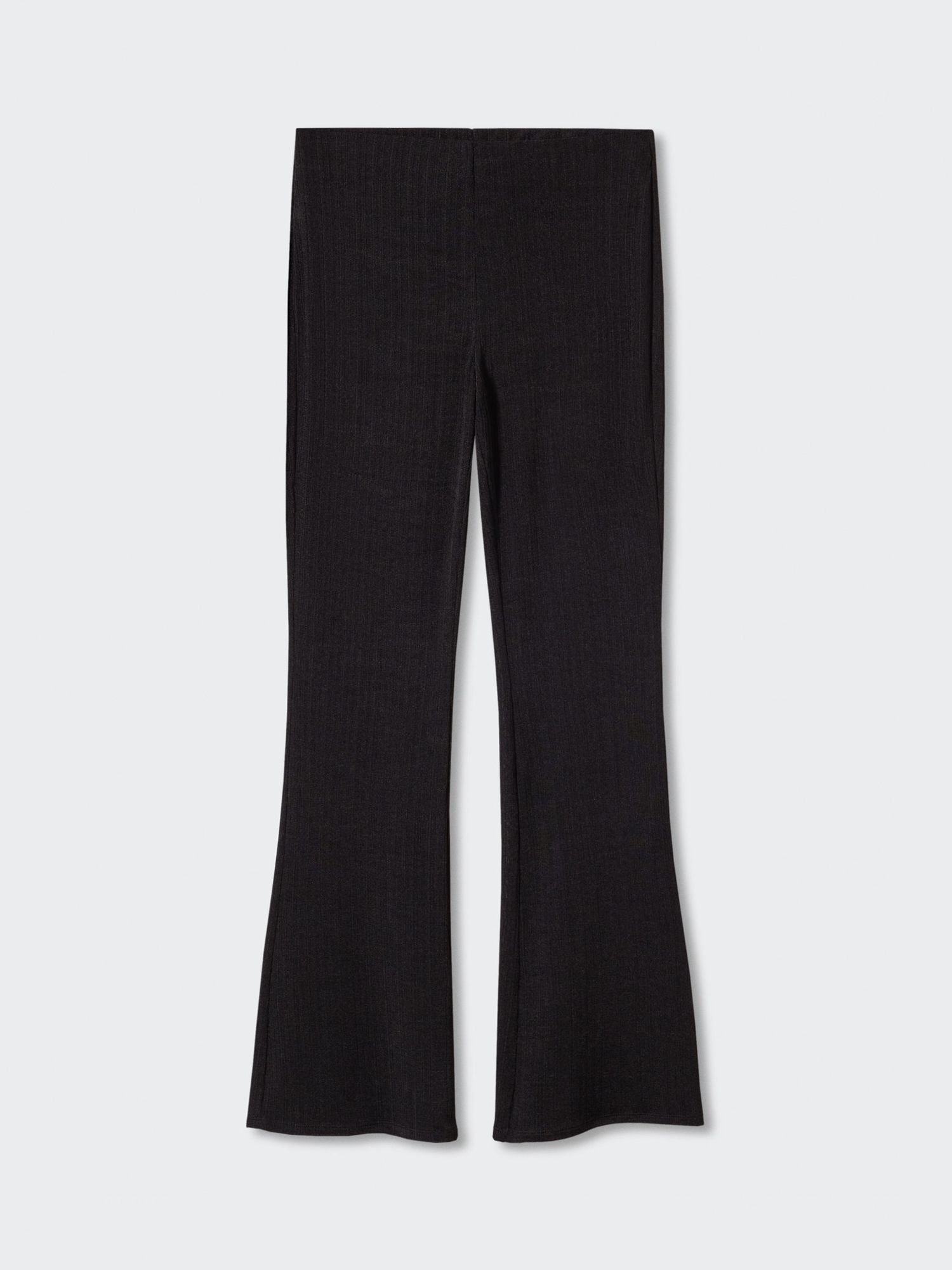 Mango Bilma Straight Trousers, Black at John Lewis & Partners