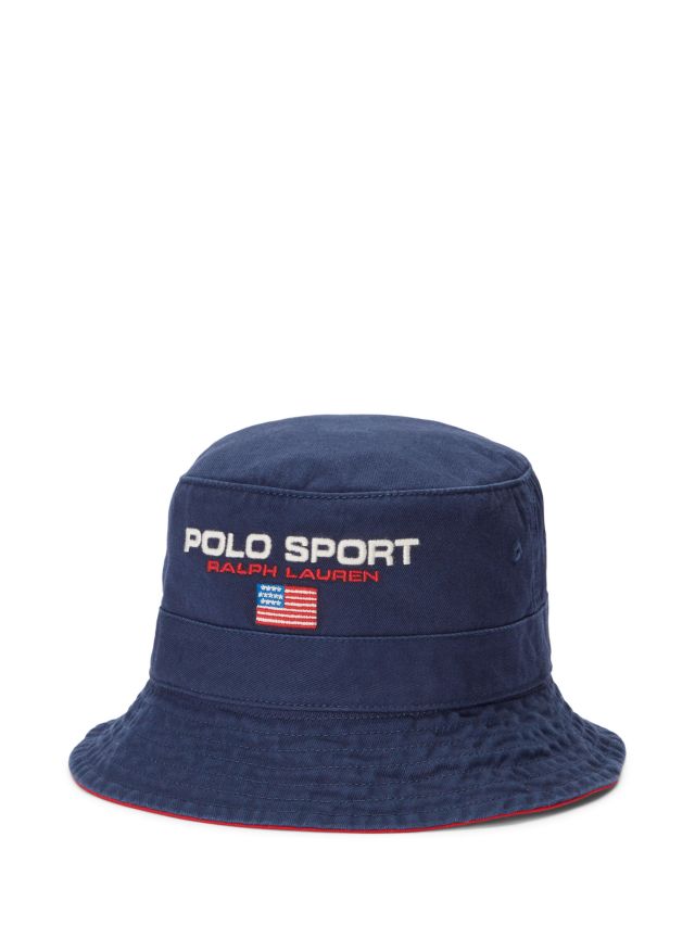 Polo Sport Ralph Lauren Chino Bucket Hat, Navy, S-M
