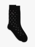 Boss Mini & Solid Pattern Socks, Pack of 2