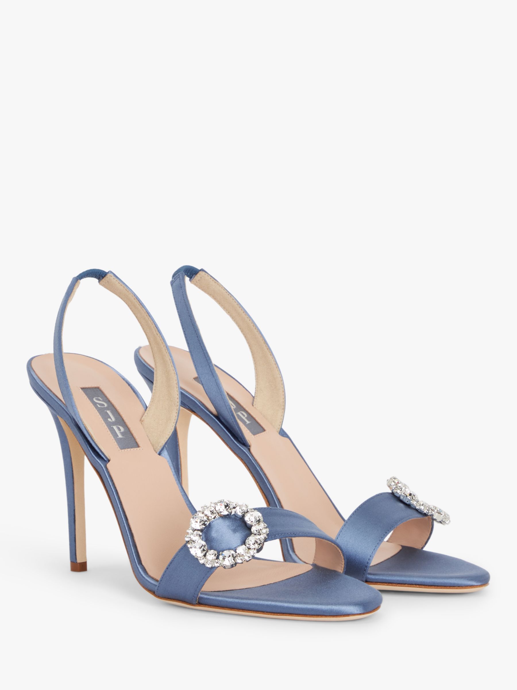 SJP by Sarah Jessica Parker Dish High Heel Satin Sandals, Wink at